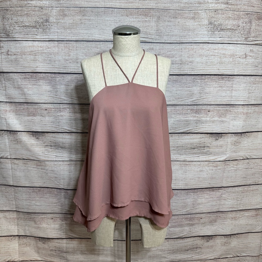 Chic Mauve Halter Camisole
